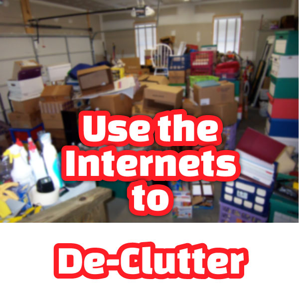 declutter your house using the internet